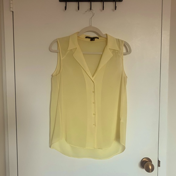 Theyskens Light Yellow Blouse - Picture 1 of 3